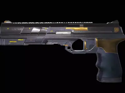 Colt CP-Raven Low-poly 3D model
