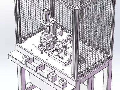 Pipe assembly machine 3D model