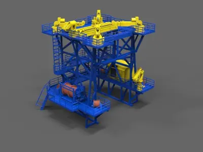 Handling Tower Edda Flora 3D print model