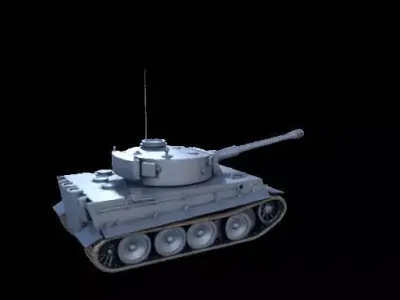 1957German Heavy Tank Tiger 3D Model 3D print model