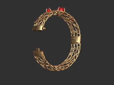 Ruby Bracelet 3D model