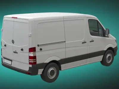 Mercedes-Benz Sprinter 2015 Panel Van L1H1 3D model