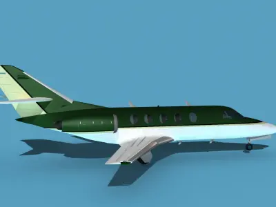 Dassault Falcon 20 V03 3D model