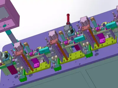 SIM card assembly machine 3D model
