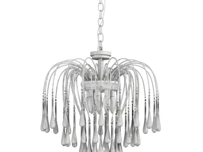 Glass water pendant lamp 3D model