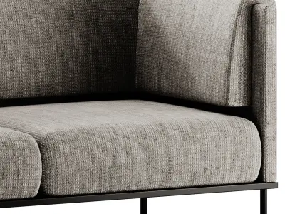 Adrenalina Ombra 2 seater Sofa 3D model