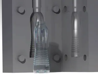 Simple Blow Mold 3D model