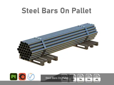 Construction Materials Bundle  3D Model Pack