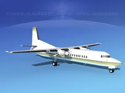 Fokker F-60 Corporate 2 3D model