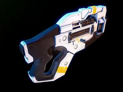  Talon T7 Heavy Pistol  Mass Effect 3D model