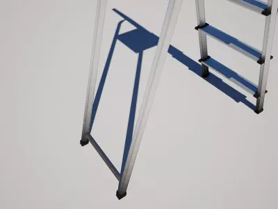 Stepladder Low-poly 3D model purchase