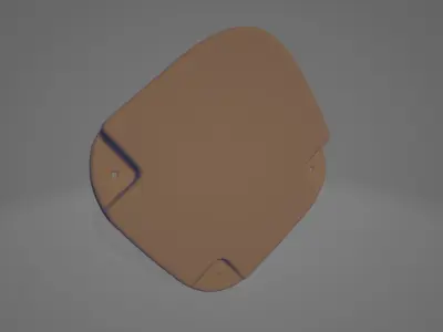 Subaru Impreza GC8 Fog Light Cover 3D Scanned Model 3D print model