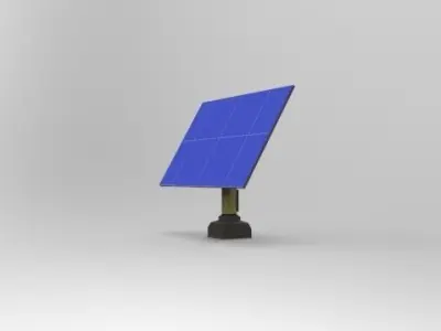 Solar Panel - Poly Free low-poly 3D model