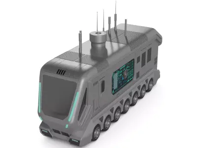 Mobile Command Center 3D model purchase