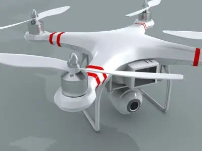 Phantom Quad Copter 3d Model 3D model