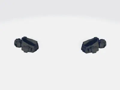 Arm Bag - Military Pouch Low-poly 3D model