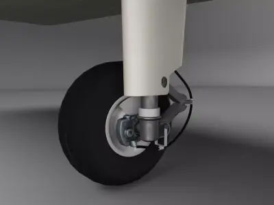 Piper Pa-28 Low-poly 3D model Low-poly 3D model