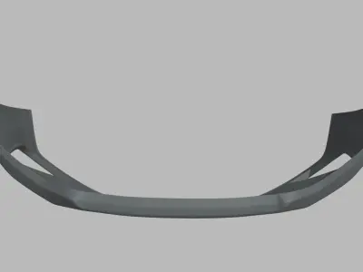Front Bumper Audi RS6 Custom Low-poly 3D model