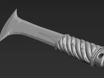 Zbrush Sword 02 3D model