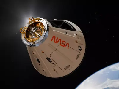 REALISTIC SPACE CARAFT CAPSULE 3D model