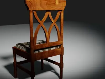 Wooden Chair Free 3D model purchase