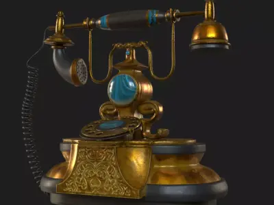 old phone 3D model
