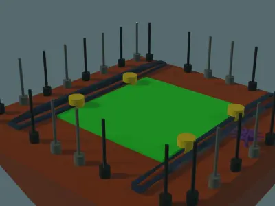 Elephant In the Room Low-poly 3D model