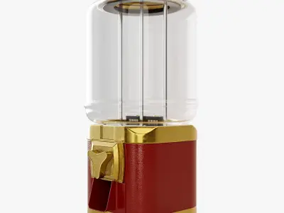 Vintage Gumball Machine Dispenser 3D model