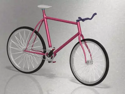Bicycle 3D model 6