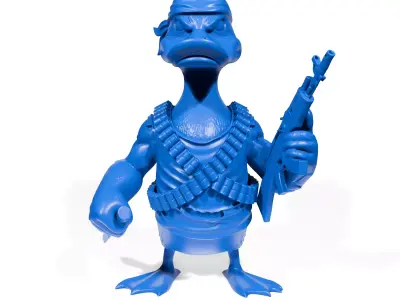 Rambo Duck 3D print model