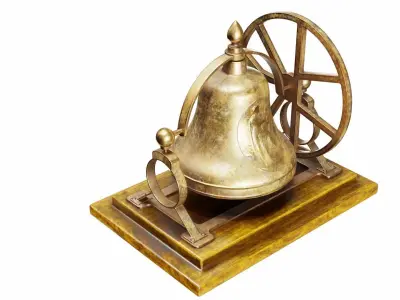 The bell brass 3D model