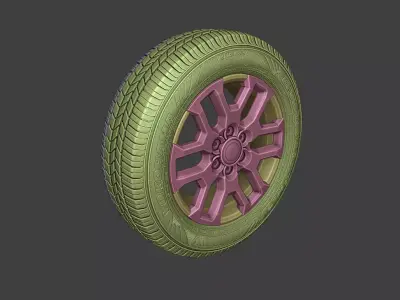 Wheel RC Truck Toyota Tundra 3D print model