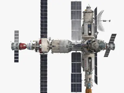 Mir 3D model