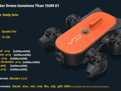  Underwater Drone Geneinno Titan 150M 01 
