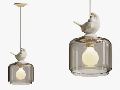 PROVENCE BIRD PENDANT 3D model