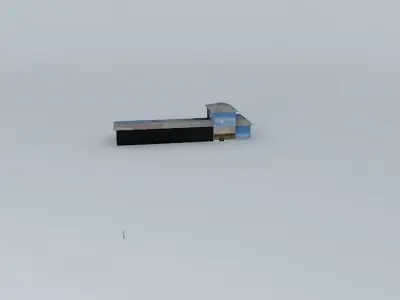 Train station 3D model 6