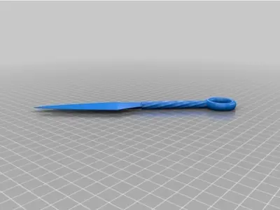 Kunai Knife 3D model