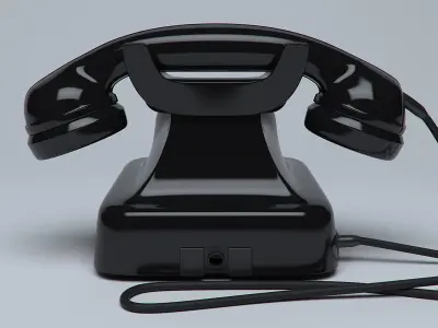 Classic Telephone W48 3D model
