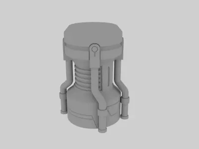 Industrial parts 02 3D model