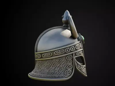 Stylized Persian Helmet - Moonblade 3D print model