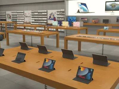 Apple Store 3D model buy