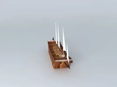 The USS Katrina Free 3D model