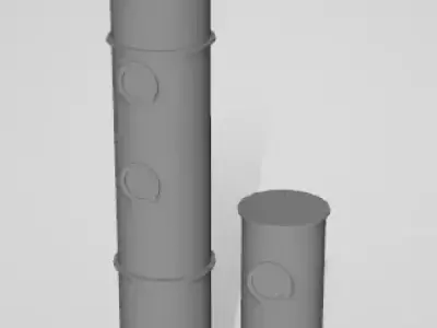 Distilling Column 3D model