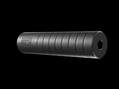 Silencerco Omega 45 Silencer  Low-poly 3D model