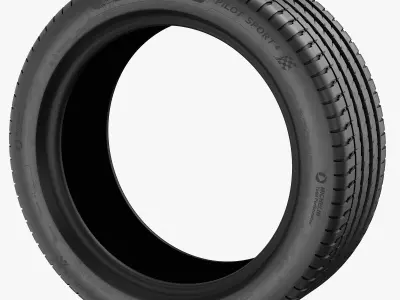 Michelin Pilot Sport 4 Tire 3D model
