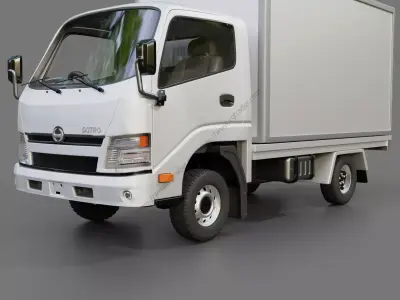 Hino Dutro Cargo Truck Free 3D model
