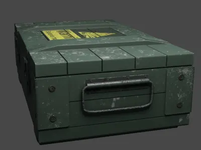 Box for arsenal Free low-poly 3D model