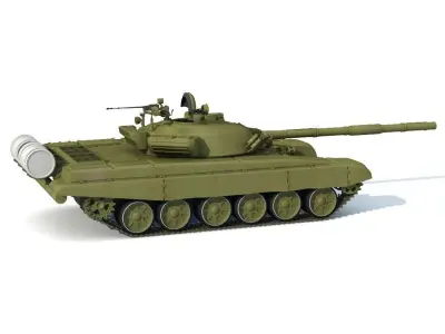 T-72M1 Tank 3D model