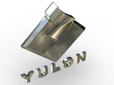 Yulon logo 3D model