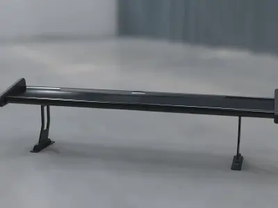 spoiler hunter tuning auto moto 3D model